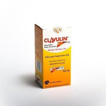 Clavulin ES Amoxicilina + Ácido Clavulanico 600mg/42.9mg GSK Frasco x 100 ml  