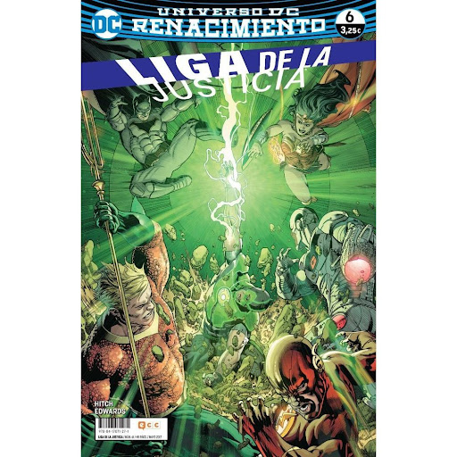 Liga De La Justicia No. 61. 6 Renacimiento ECC Libro x 1.0 LIGA DE LA JUSTICIA NÚM. 61/ 6 (RENACIMIENTO)   Un enemigo invisible, ansioso de venganza contra los héroes más grandes de la Tierra, ha pirateado los ordenadores de la Liga de la Justicia, haciendo q