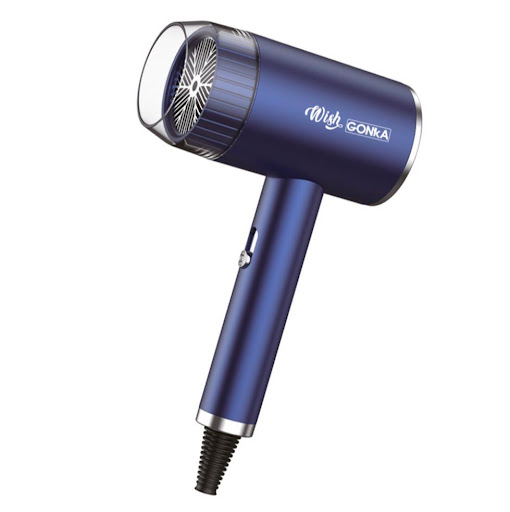 Secador Linea Viajera para Cabello Wish Gonka Caja x 1 Secador de viaje profesional Gonka Wish con motor de 2200W, rejilla cerámica, flujo de aire constante y diseño liviano. Ideal para secados rápidos y suaves.