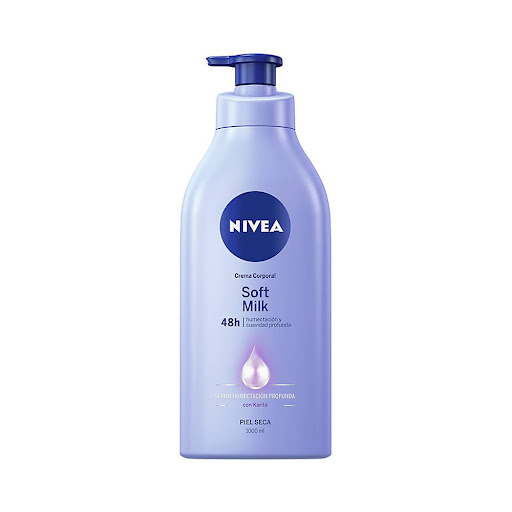 Crema Nivea Corporal Soft Milk Piel Seca Hydra Iq5 Karité x 1000 ml