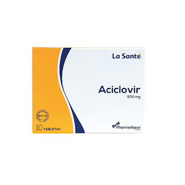 Aciclovir 800 mg La   Sante Caja x 10 Tab  