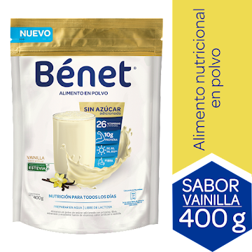 Benet Alimento En Polvo Sin Azúcar Doypack x 400 gr undefined
