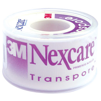 Cinta de Plástico Nexcare Transpore 24X5 Carrete x 1 und  