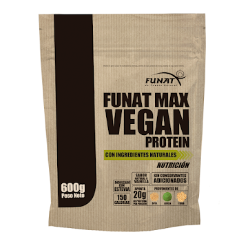 //Funat Max Vegan Proteina Bolsa X 600g                                   