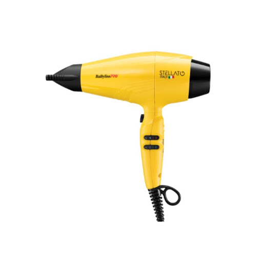 SECADOR STELLATO BaBylissPRO Caja x 1 Incluye:
Filtro
Filtro silencioso
Difusor
2 Boquilla