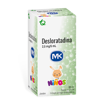 **Desloratadina 2.5Mg/5Ml Mk Jarabe x 60Ml  