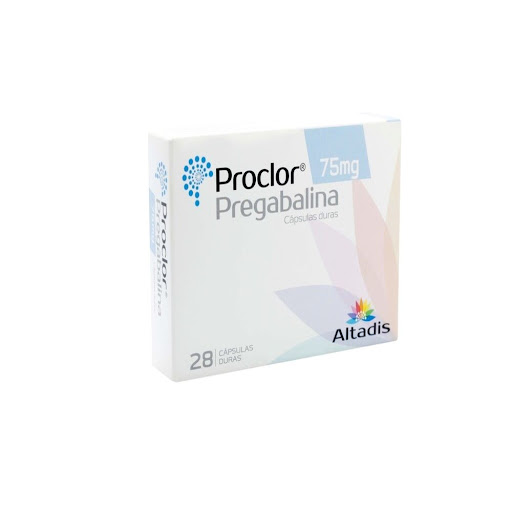 Proclor Pregabalina 75mg Altadis Caja x 28 Tabletas