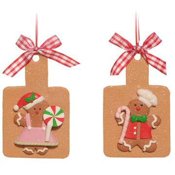 Adorno Navideño Mays Muñeco Galleta Jengibre Surtido  x 1 und  