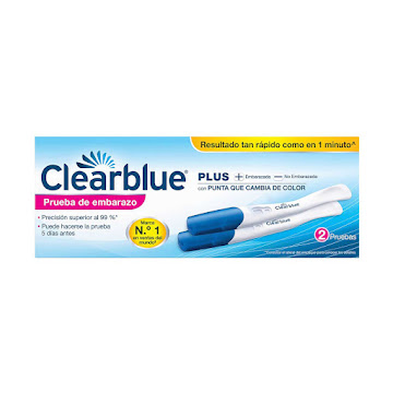 Clearblue Plus Prueba de Embarazo Caja x 2 und  