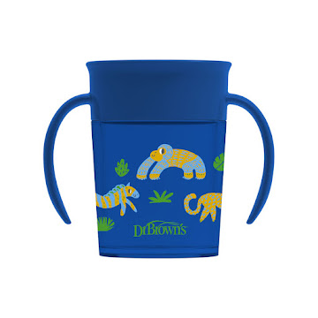 Vaso De Transición Dr Browns 7 Oz Color Azul Decorado x 1 und  