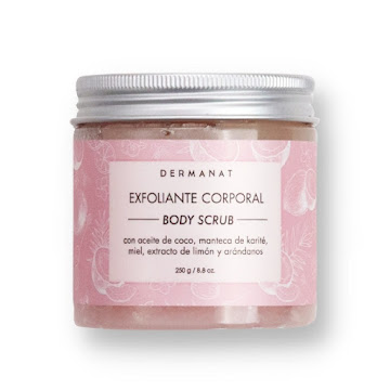 Exfoliante Corporal Coco Azucar Dermanat x 250 gr  