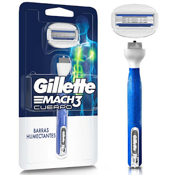 Cuchilla Afeitado Corporal Gillette Mach 3 Cuerpo Blíster x 1 und  
