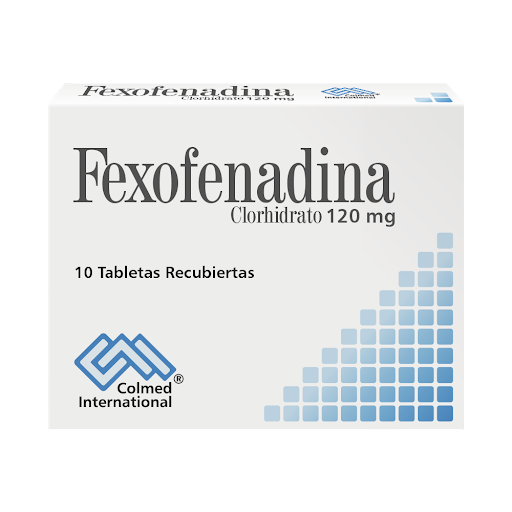 Fexofenadina Clorhidrato 120 mg Colmed Caja x 10 Tabletas