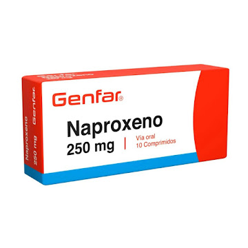 Naproxeno Genfar 250 mg Caja x 10 Comprimidos  