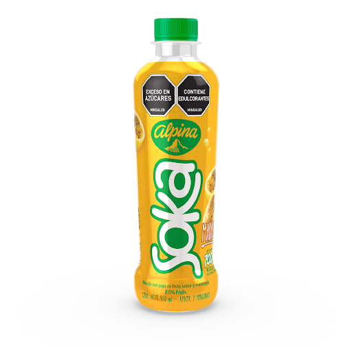Refresco Soka Maracuyá   Botella x 410 ml