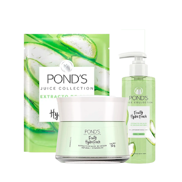 Combo Hidratación Facial Ponds Aloe Para Piel Sensible  