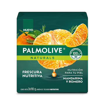Jabon Corporal Palmolive   Mandarina y Romero 3 und x 110 gr 