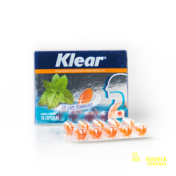 Klear Tos Bromhexina 8 mg Procaps Caja x 10 Cápsulas  