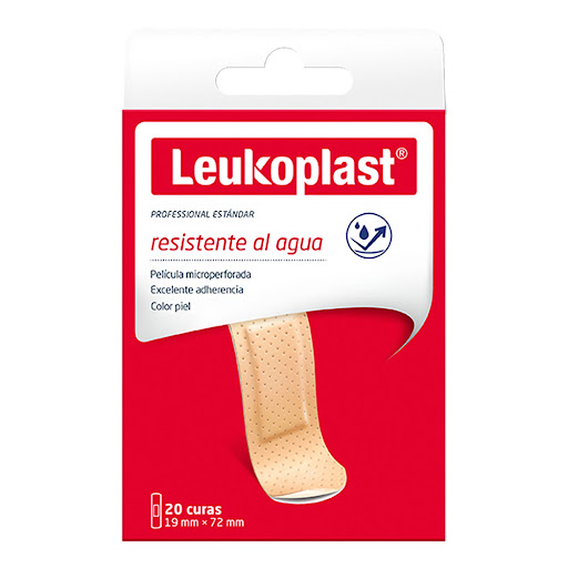 Curas Leukoplast Estándar Color Piel  x 20 und