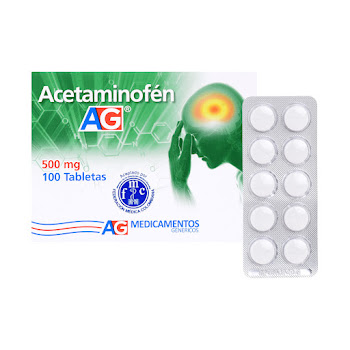 Acetaminofén 500 mg AG Fracción Blister x 10 Tabletas  