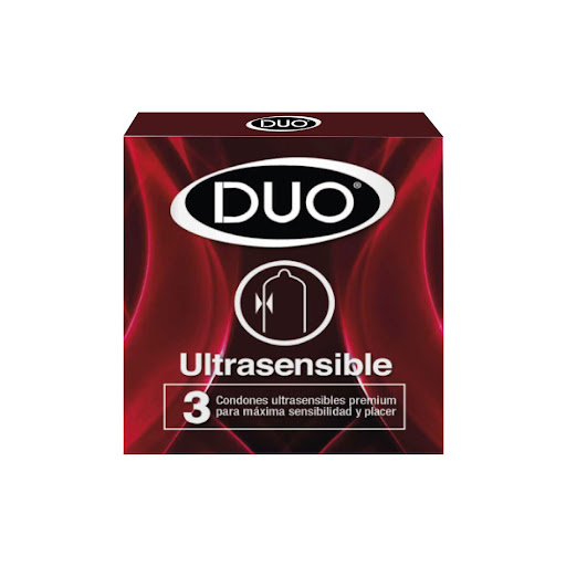 Condón DUO Ultrasensible x 3 und
