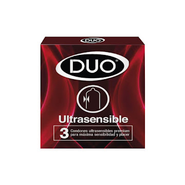 Condón DUO Ultrasensible x 3 und  