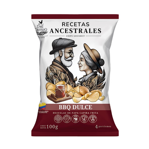 Papas Deli Campo Sabor Bbq Ranchero x 100 gr