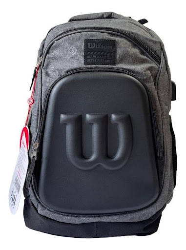 Morral Wilson Boston Universitario Unisex Gris Wilson Papeleta x 1 