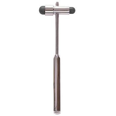 MARTILLO DE REFLEJOS GRIS GMD IMPORMEDICAL  x 1 Martillo de reflejos GMD, color gris, tipo Buck, diseñado para evaluar reflejos tendinosos profundos y sensibilidad cutánea durante exámenes neurológicos. Cuenta con tres funciones integradas: cabeza 