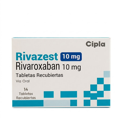 Rivazest Rivaroxabán 10 Mg Cipla Caja x 14 Tabletas
