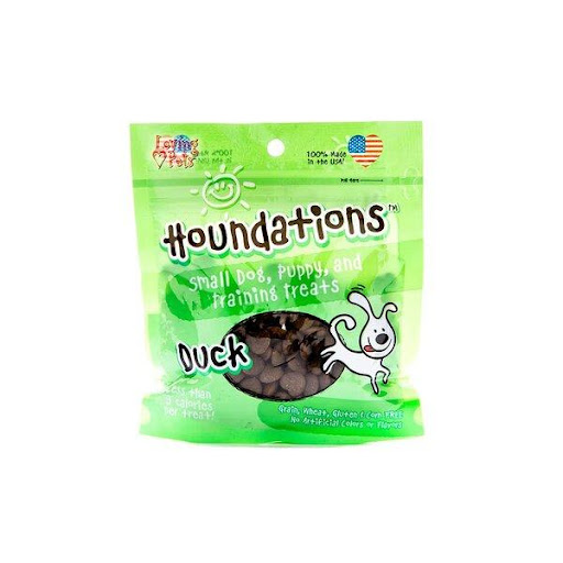 SNACK HOUNDATIONS C PATO 4 OZ HOUNDATIONS  x 1 Snacks de entrenamiento para perros, elaborados con pato real y sin granos. Bajos en calorías, suaves y del tamaño perfecto para recompensar a tu mascota en cualquier momento.
