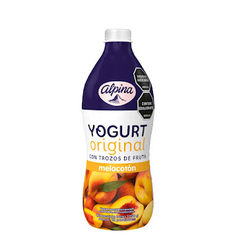 Yogurt Alpina Original Sabor A Melocotón x 1750 gr  