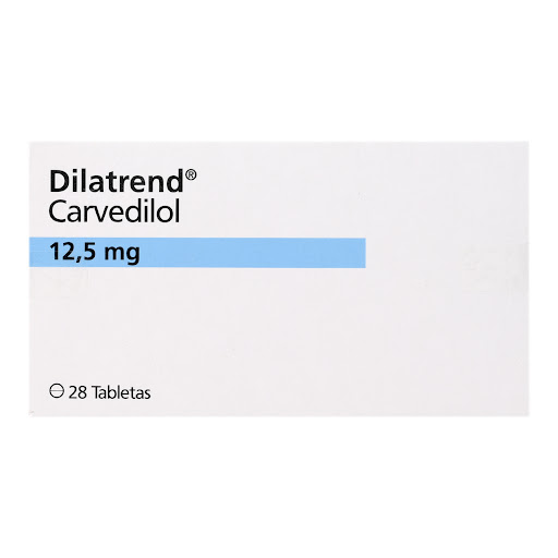 Dilatrend Carvedilol 12.5 mg Biopass Caja x 28 Tabletas