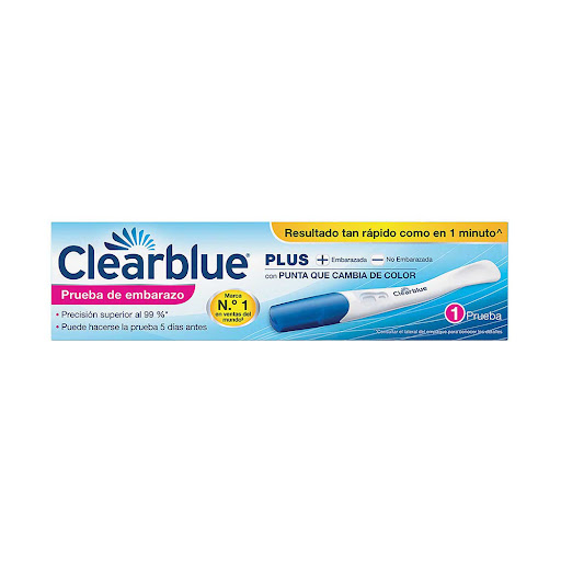 Prueba de Embarazo Clearblue Detección Rápida Bolsa x 1 und