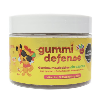 Gomitas Infantiles Laagom Gummi Defense Frasco x 60 Und  