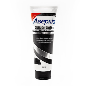 Limpiador Facial Asepxia Exfoliante Antiacné Carbón x 120 gr  