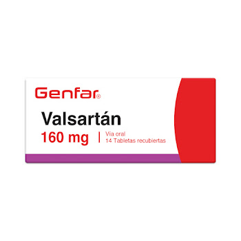 Valsartan 160 mg Genfar Caja x 14 Tabletas  