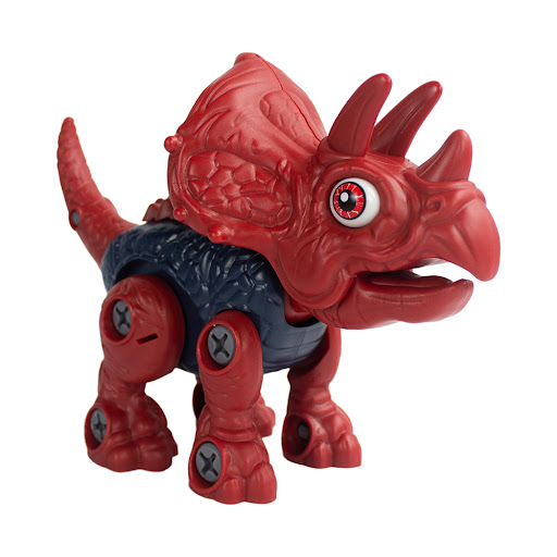 Dinosaurio Desarmable Reditoys Triceratops Con Taladro Caja x 1 und