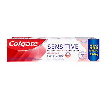 Crema Dental Colgate Sensibilidad Sensitive Pro Alivio Inm Encías Caja x 140 gr  