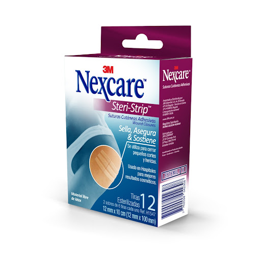 Nexcare Cinta Steri-strip 3M Suturas Cutaneas Caja x 12 Und