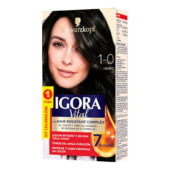 Tinte Igora Vital 1-0 Negro Caja x 1 und  