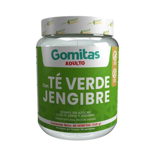 Gomitas Té Verde con Jengibre – Metabolismo y Energía NATURAL HEALTH GOMAS x 1 Suplemento en gomitas que apoya el metabolismo, aporta antioxidantes y favorece la energía y el bienestar digestivo. Ideal para complementar el control de peso de forma práctica.
