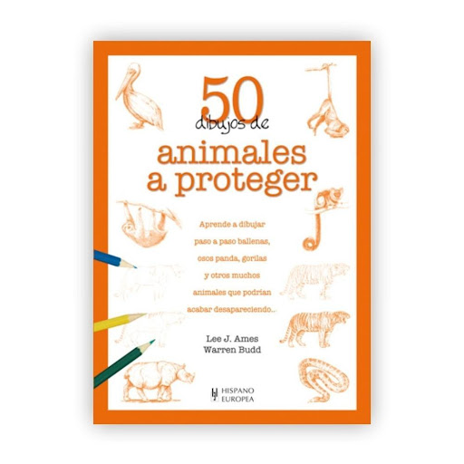 50 Dibujos De Animales A Proteger Hispano Europea Libro x 1.0 50 dibujos de animales a proteger   Aprende a dibujar fácilmente, gracias a un método paso a paso muy sencillo, animales cuya en peligro de extinción como el oso panda, el tapir…  Muy ligeramente y co