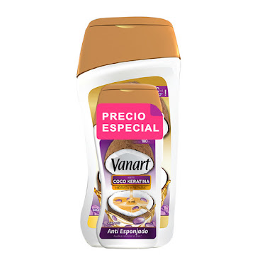 Shampoo Vanart Coco Keratina Hidrata Y Repara + Shampoo Vanart Coco Keratina x 180 ml  