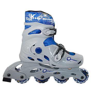 Solo Online Patines Qmax    Ajustablesm New Azul  X 1 Unidad 