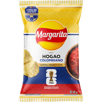 Pasabocas Margarita Papas Fritas Hogao Colombiano Paquete x 105 g  