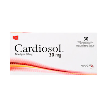 Cardiosol Nifedipina 30 mg Procaps Caja x30  