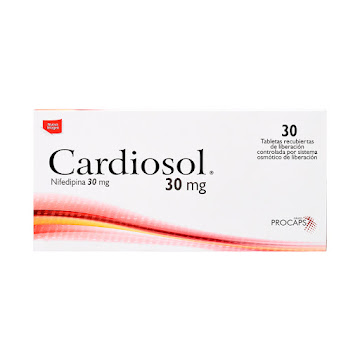 Cardiosol Nifedipina 30 mg Procaps Caja x30  