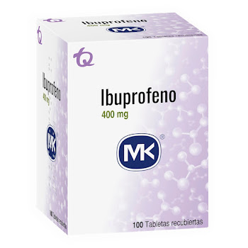 Ibuprofeno MK 400 mg Caja x 100 Tabletas  