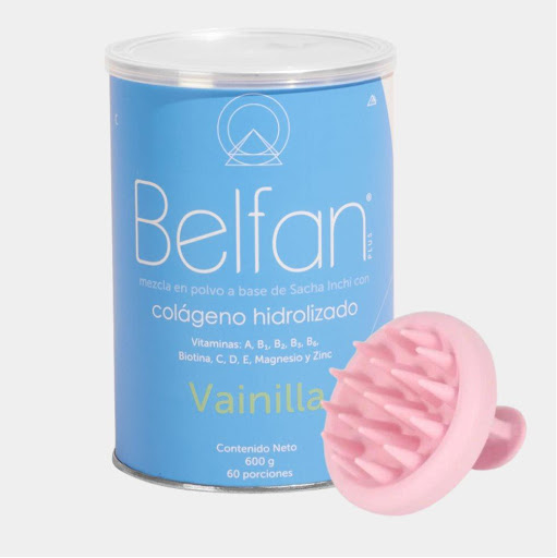 Combo crecimiento  Belfan Lata  x 1 Al combinar colágeno hidrolizado tipo I, Sacha Inchi y una dosis alta de biotina, junto con vitaminas y minerales esenciales, creamos el entorno perfecto para que tu cabello crezca más fuerte desde la